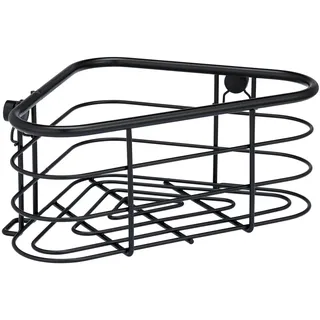Wenko Eckablage Trestina 25 cm x 10,5 x cm x 16,5 cm Edelstahl Schwarz