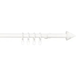 SN DECO GROUP Vorhangstange Como 1-läufig Ø 0 mm 200 cm Weiß