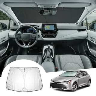 [Upgrade] GAFAT Kompatibel mit Toyota Corolla E210 2019-2025 2026 Sonnenschutz Frontscheibe Innen, Corolla Touring Sports Hybrid TS Windschutzscheibe Sonnenschirm Sonnenblende, Abkühlung, UV Schutz