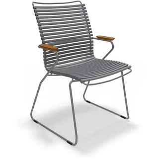 Houe Gartensessel Click 60,5 x 60 x 92,5 cm dunkelgrau
