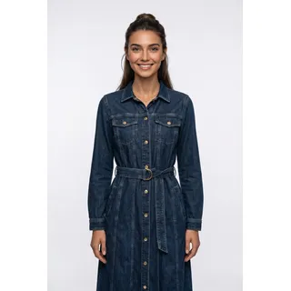 GANT Jeanskleid Midi Blau 40