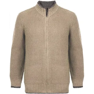Irelandseye Wolljacke Rockbrook Ribbed Cardigan Men weiß M
