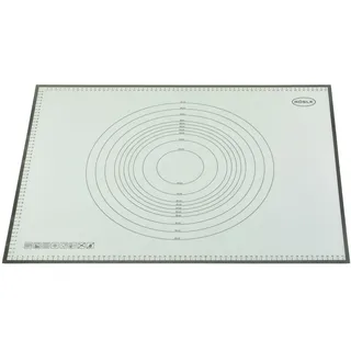 Rösle Back- und Arbeitsmatte Silikon, Hochwertige Teigmatte als Unterlage mit Maßen, rutschfest, hitzebeständig und wiederverwendbar, Silikon, spülmaschinengeeignet, Weiß
