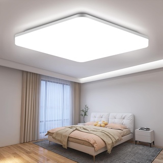 ZMH Deckenlampe LED Deckenleuchte Flach - Badezimmerlampe 27cm Badezimmer  Deckenbeleuchtung IP44 Wasserdicht Schlafzimmerlampe Quaradtisch Flurlampe  für Schlafzimmer