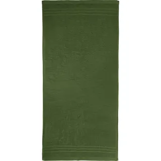 REDBEST Handtuch New York dunkelgrün Größe 50x80 cm - leichte, weiche Qualität, saugstark, sehr strapazierfähig, 100% Baumwolle