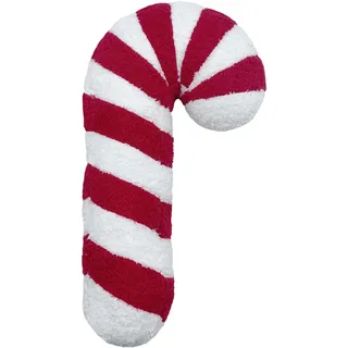 Whrcy Zuckerstange für Weihnachten, Plüsch, Zuckerstange, Zuckerstange, Plüsch, kleine Dekoration aus Candy Cane Pillow, 43,8 cm, Candy Cane Decorations für Sofa, Kissen