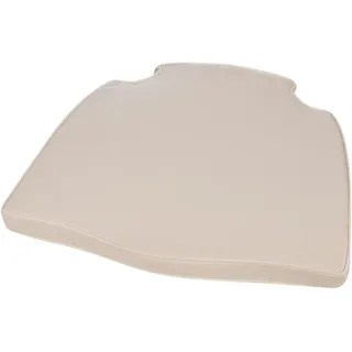 SIT Sitzkissen Porto Stuhlkissen mit abnehmbarem Bezug & sicherem Halt, Abnehmbarer Bezug mit Befestigungsbändern & rutschfestem Sitz beige