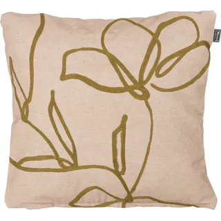 In The Mood Satin Kissen 50 x 50 cm Grün