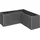 Belvedere Midi L150 152 x 152 x 61 cm dunkelgrau-metallic