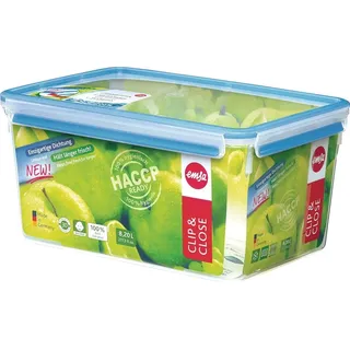 Emsa Frischhaltedose Clip & Close blau 16,2 cm hoch 8,0 l