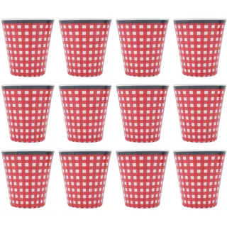 12 Melaminbecher Für Kaffee, Milch, Tee – Ideal Für Zuhause, Büro, Schule, Restaurant