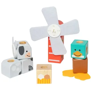 Melissa & Doug Blockables Bauernhoffreunde Set 16-teilig