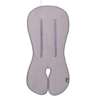 Merino Kinderwagen Auflage – Atmungsaktive Sitzauflage für Kinderwagen & Babyschale – Universal Buggy Einlage – Kaarsgaren (Grau)