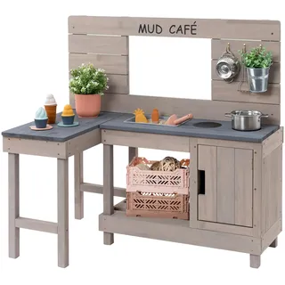Muddy Buddy Matschküche Coffee Corner 100 x 60 x 95 cm