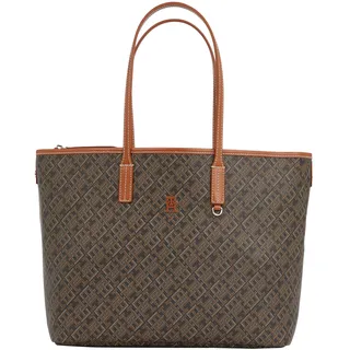 Tommy Hilfiger TH Monoplay Tote Shopper Kunstleder Schwarz