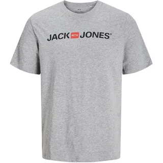JACK & JONES Herren JJECORP LOGO TEE SS CREW NECK Grau XS