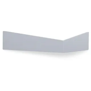 Woodendot Wandregal, Grau, Holz, Dreieckig, 45.5x10x15 cm, FSC 100%, Wohnzimmer, Regale, Wandregale