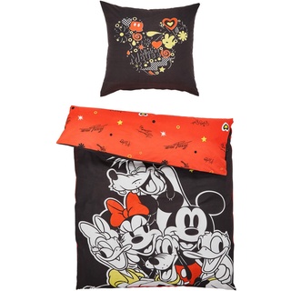 Disney Jugendbettwäsche Classics, Mehrfarbig, Textil, 135x200 cm, hautfreundlich, Schlaftextilien, Bettwäsche, Kinderbettwäsche