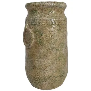 B&S Pflanzkübel Blumenkübel Vase im Antik Shabby Steinoptik Rund H x Ø: 29 x 15,5 cm
