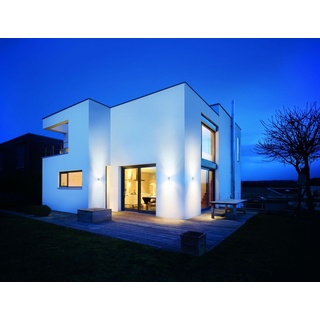 Steinel Außenleuchte L 910 S Silber silber Up- & Downlight mit Sensor 5 m