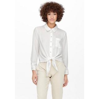 Only Damen Onllecey Knot Dnm Shirt Noos Bluse, Cloud Dancer 2, M