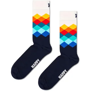 Happy Socks Gestreifte Crew-Socken und Geschenkboxen für Herren und Damen, 36-40 & 41-46 - 41-46