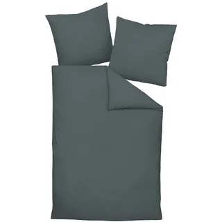 JANINE Colors 31001 anthrazit 135 x 200 cm + 80 x 80 cm