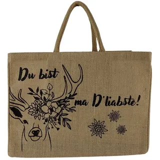 Domelo Einkaufskorb Jute beige
