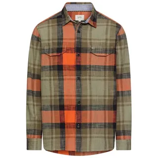 CAMEL ACTIVE Langarmhemd kariert Orange L