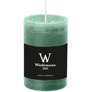 Wiedemann Kerzen Eukalyptus Rustic Kerzen, durchgefärbte Stumpenkerzen inkl. ASF 130 x 68 mm