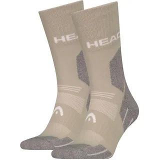 Head Hiking All Climates Crew Socken 2er Pack Braun/Grau 39-42