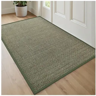 LuxusKollektion Fußmatte Fußmatte 80x120cm Grün rutschfest Saugstark, rechteckig, Höhe: 6 mm grün