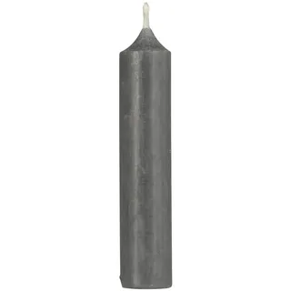 IB Laursen Stabkerze rustikal 11 cm, Ø 2,2 cm, grau