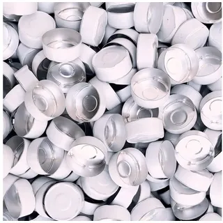 NKlaus Kerzentülle 200 Stk Teelichthüllen Weiß Teelichter 37,5mm X 16mm Aluminium Teelich