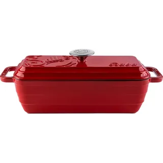 Sallys Gusseisen Brotbackform Baba - Lava Red - Rot