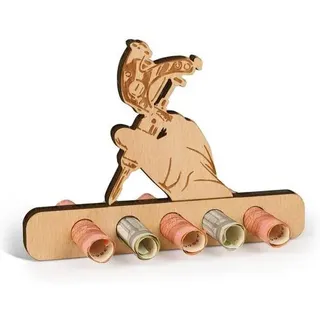 Spardose Geldgeschenk Holz Geburtstag Männer Frauen Tattoo