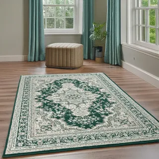 OTTO home Oriental Kurzflorteppich 280 x 365 cm Dunkelgrün