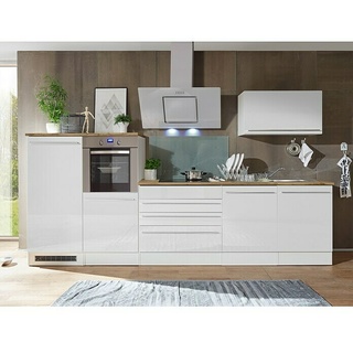 Respekta Premium Küchenzeile Gabriel  (Breite: 320 cm, Weiß, Mit Elektrogeräten)