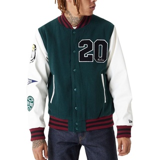 New Era Varsity Jacke - Dark Green - L