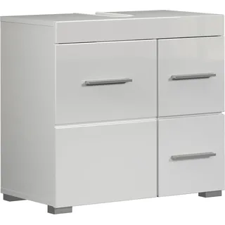 WELLTIME Waschbeckenunterschrank 60 x 56 x 34 cm Weiß