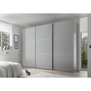 STAUD Schwebetürenschrank Includo 249 x 222 x 68 cm Grau/Weiß