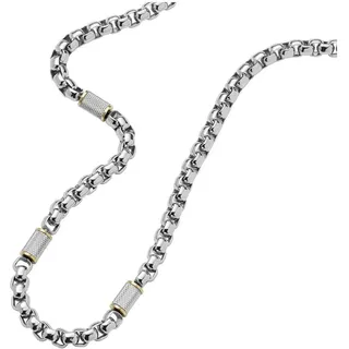 Fossil Kette Herren Edelstahl Silberfarbe