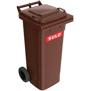 1 Stück SULO 80 Liter braun Abfalltonne Biomülleimer Restmülltonne Müllcontainer