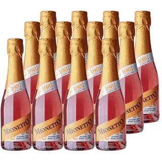 Mionetto Orange Spritz Aperitivo alkoholfrei | Alkoholfreier Genuss - fertig gemixter Spritz Cocktail, bereit zum Servieren | Alkoholfreier Aperitif mit Bitterorange | To-Go Größe | 12x 0,2 l
