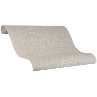 Vliestapete GLÖÖCKLER, beige, B:0,7m L:10,05m, Vlies, Tapeten, Blattmotiv, moderne Tapete für Schlafzimmer Wohnzimmer Küche