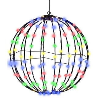 Nixieen Weihnachts-LED-Leuchtkugeln | Weihnachtslichtkugeln im Freien für Bäume | Weihnachtskugellicht für Baum, große Kugel zum Aufhängen, Eisenrahmen, Kugellicht für, Terrasse, Gartendekoration