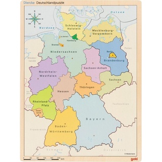 Gollnest & Kiesel Puzzle Puzzle im Puzzle Deutschland, Puzzleteile