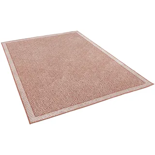 Pergamon Hampton Outdoor-Teppich 135 x 190 cm Orange/Rot