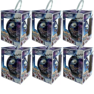 United1871 Berlin Souvenirs, Berlin Weihnachtskugeln (6er Set) Christbaumkugeln, Christbaumschmuck als Berlin Andenken