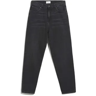 ARMEDANGELS Damen Mom Fit High Waist MAIRAA Mom Fit 26/34 Washed Down Black